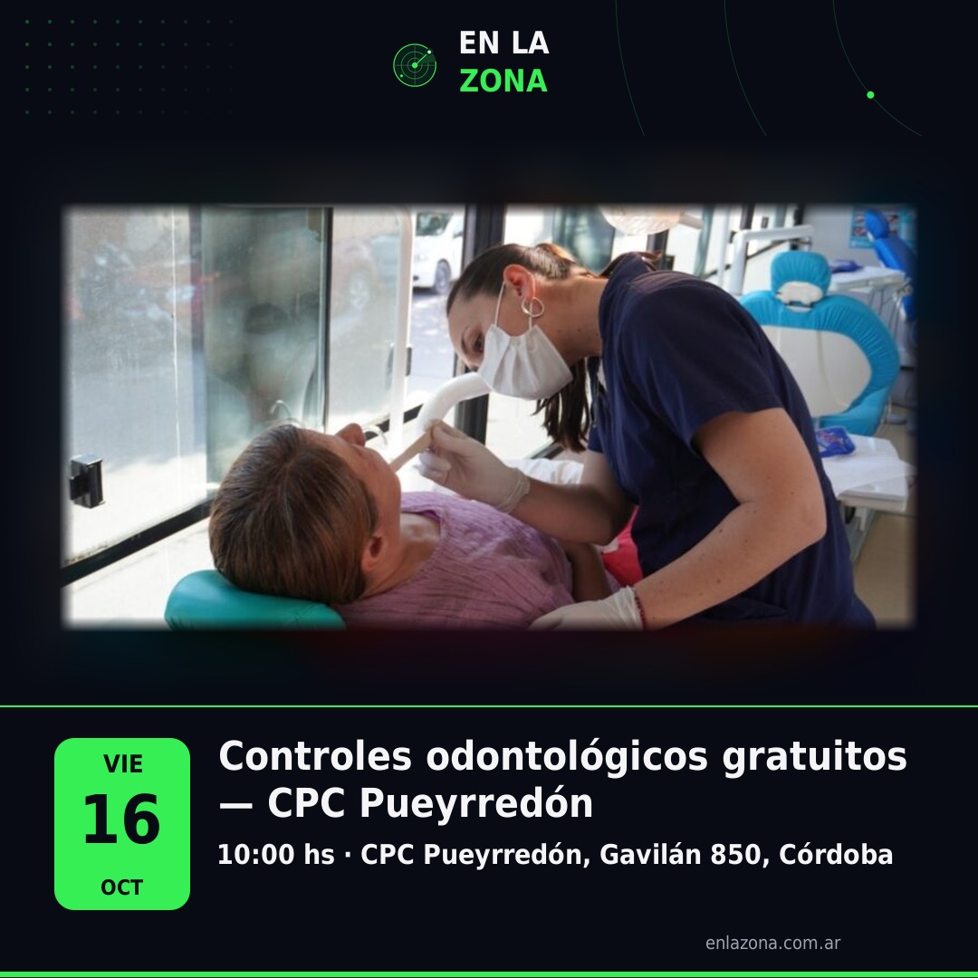Controles odontológicos gratuitos — CPC Pueyrredón