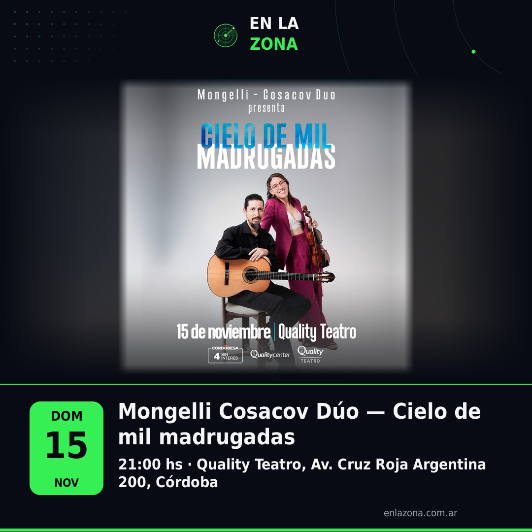 Mongelli Cosacov Dúo — Cielo de mil madrugadas