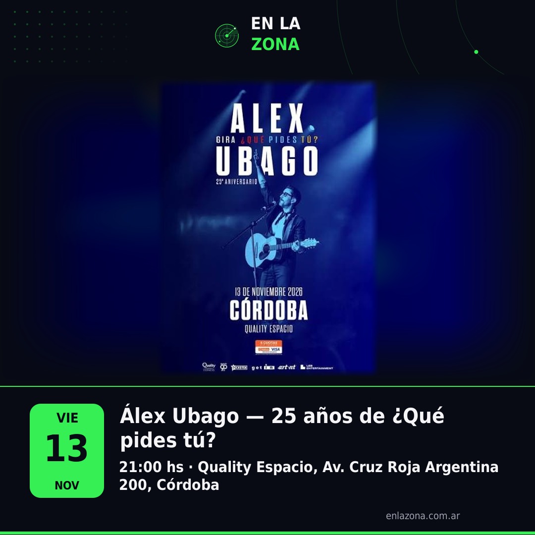 Álex Ubago — 25 años de ¿Qué pides tú?