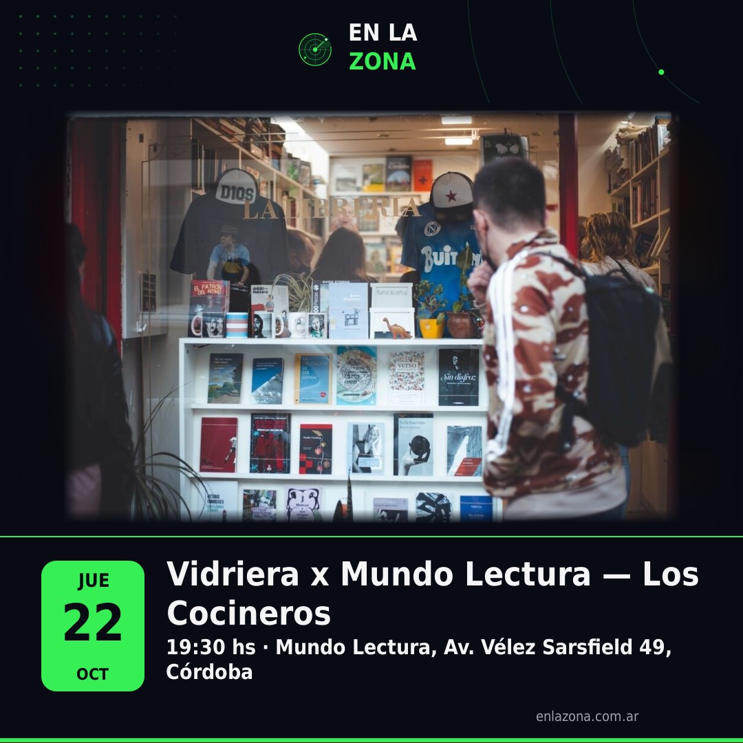 Vidriera x Mundo Lectura — Los Cocineros