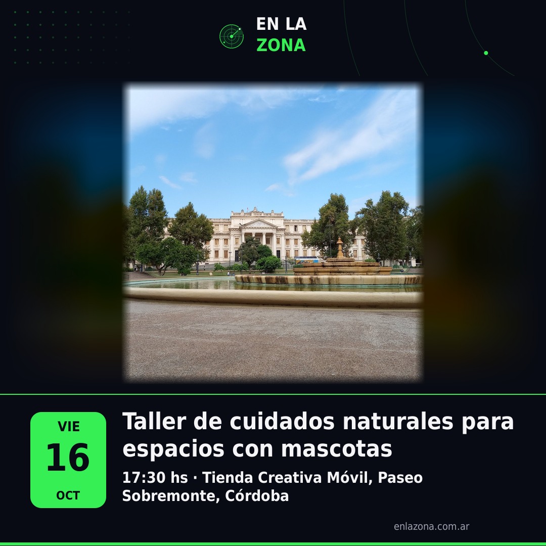 Taller de cuidados naturales para espacios con mascotas