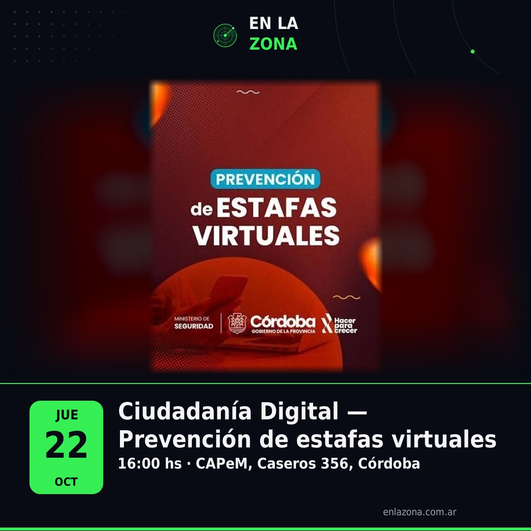 Ciudadanía Digital — Prevención de estafas virtuales