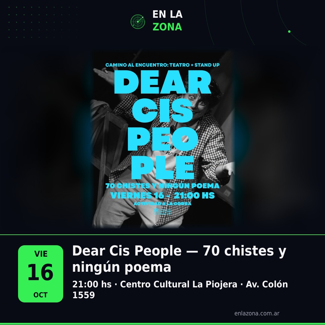 Dear Cis People — 70 chistes y ningún poema