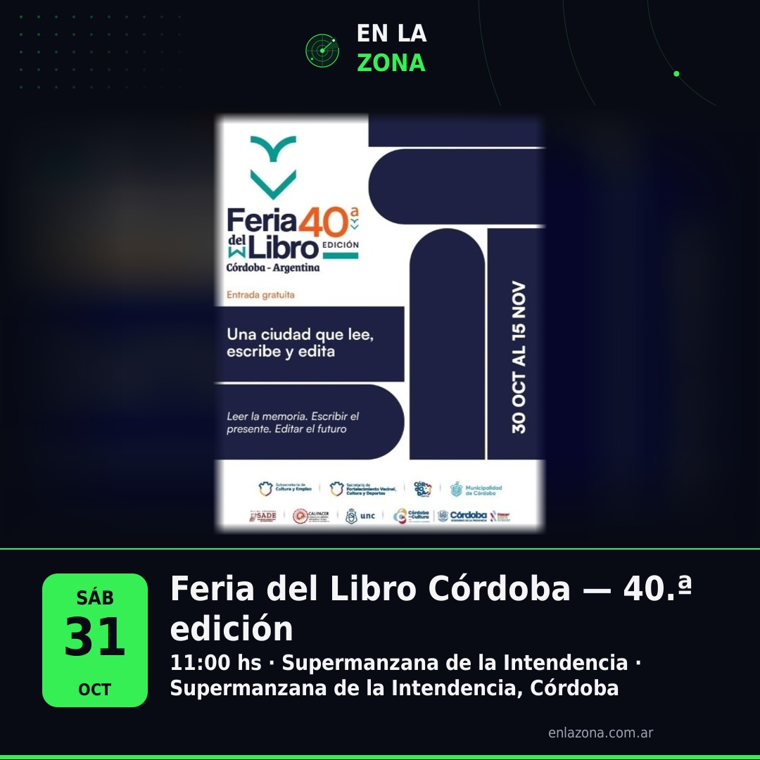 Feria del Libro Córdoba — 40.ª edición
