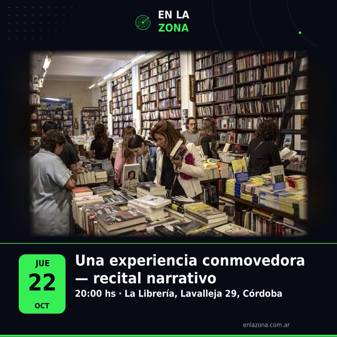 Una experiencia conmovedora — recital narrativo
