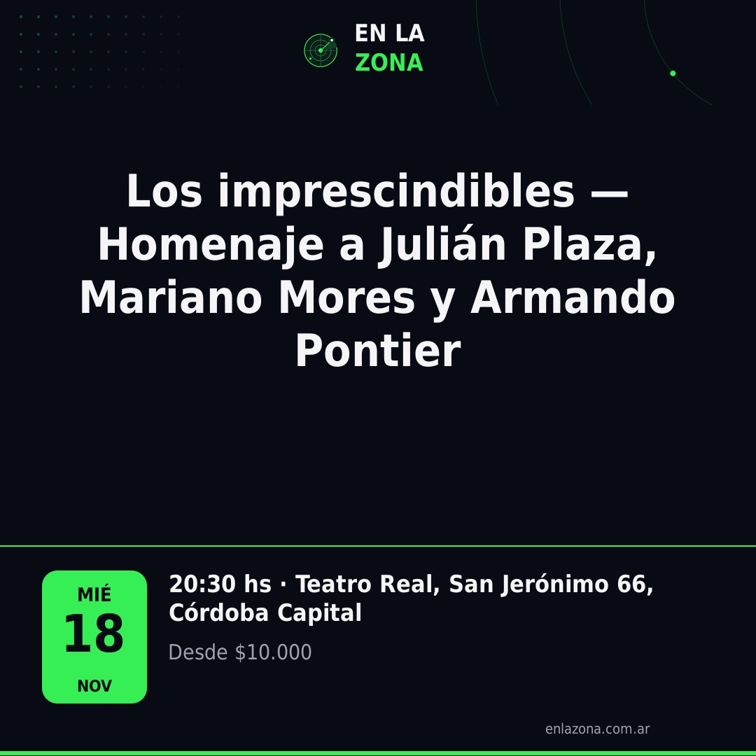 Los imprescindibles — Homenaje a Julián Plaza, Mariano Mores y Armando Pontier