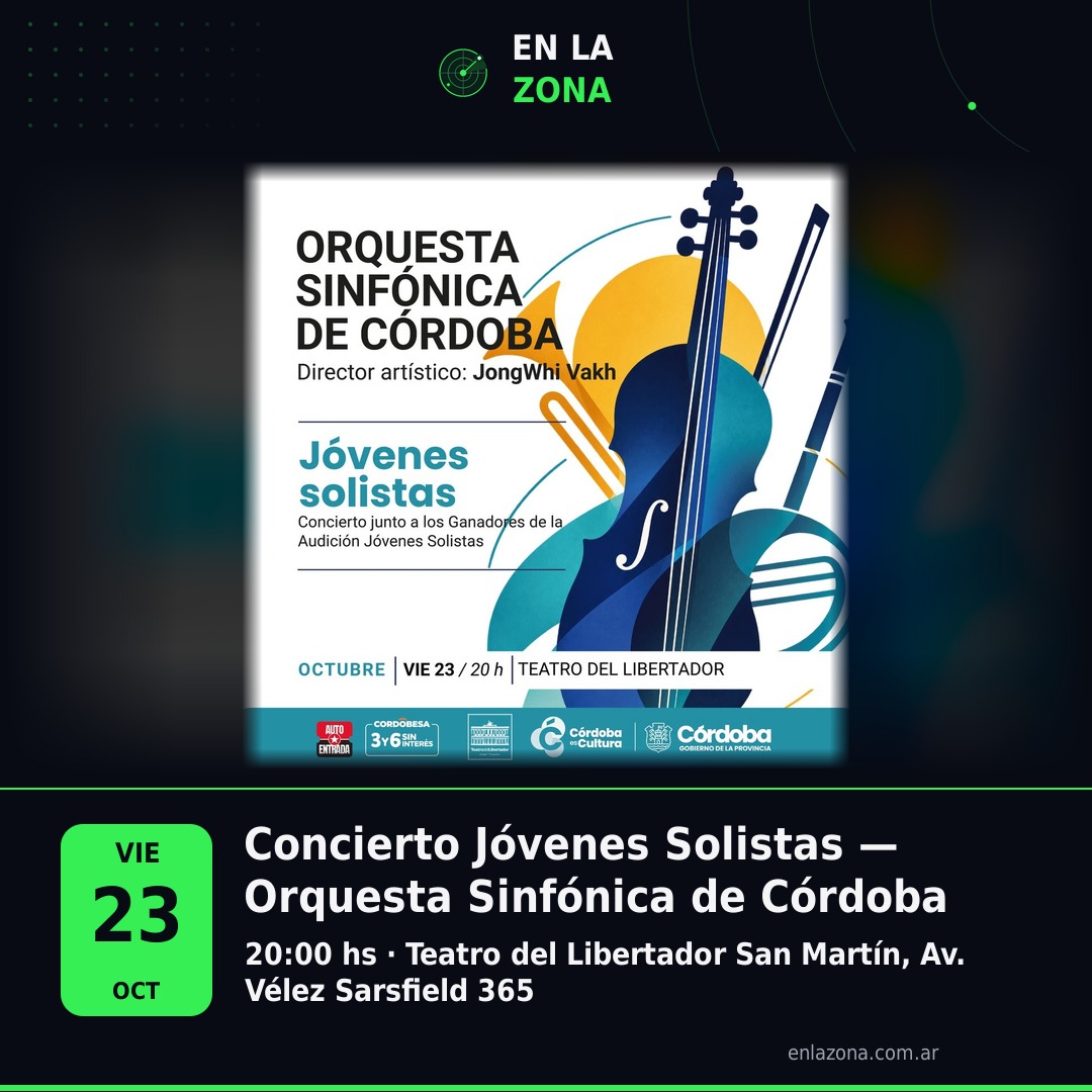 Concierto Jóvenes Solistas — Orquesta Sinfónica de Córdoba