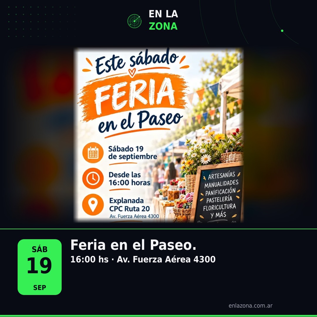 Feria en el Paseo.