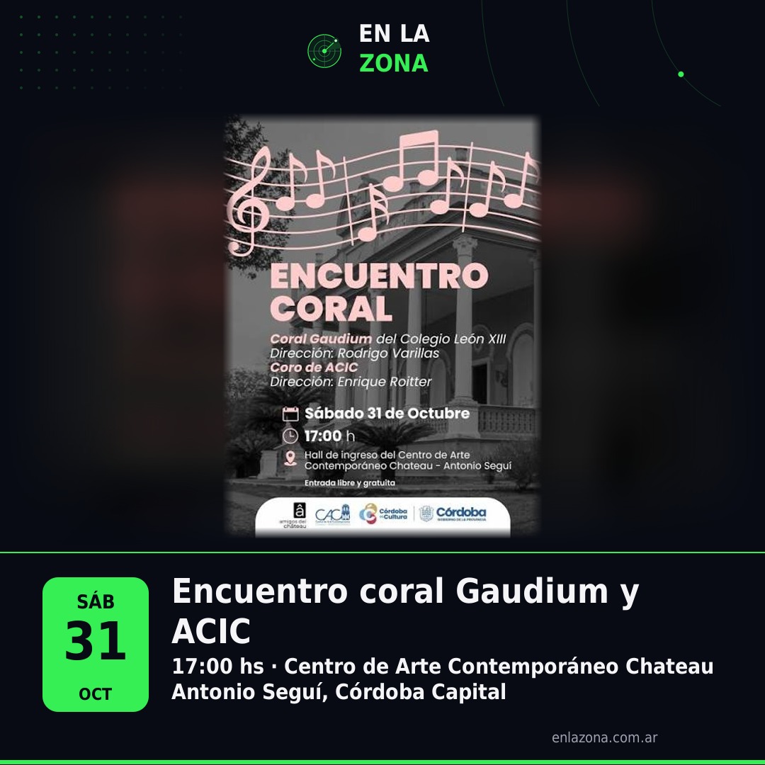 Encuentro coral Gaudium y ACIC