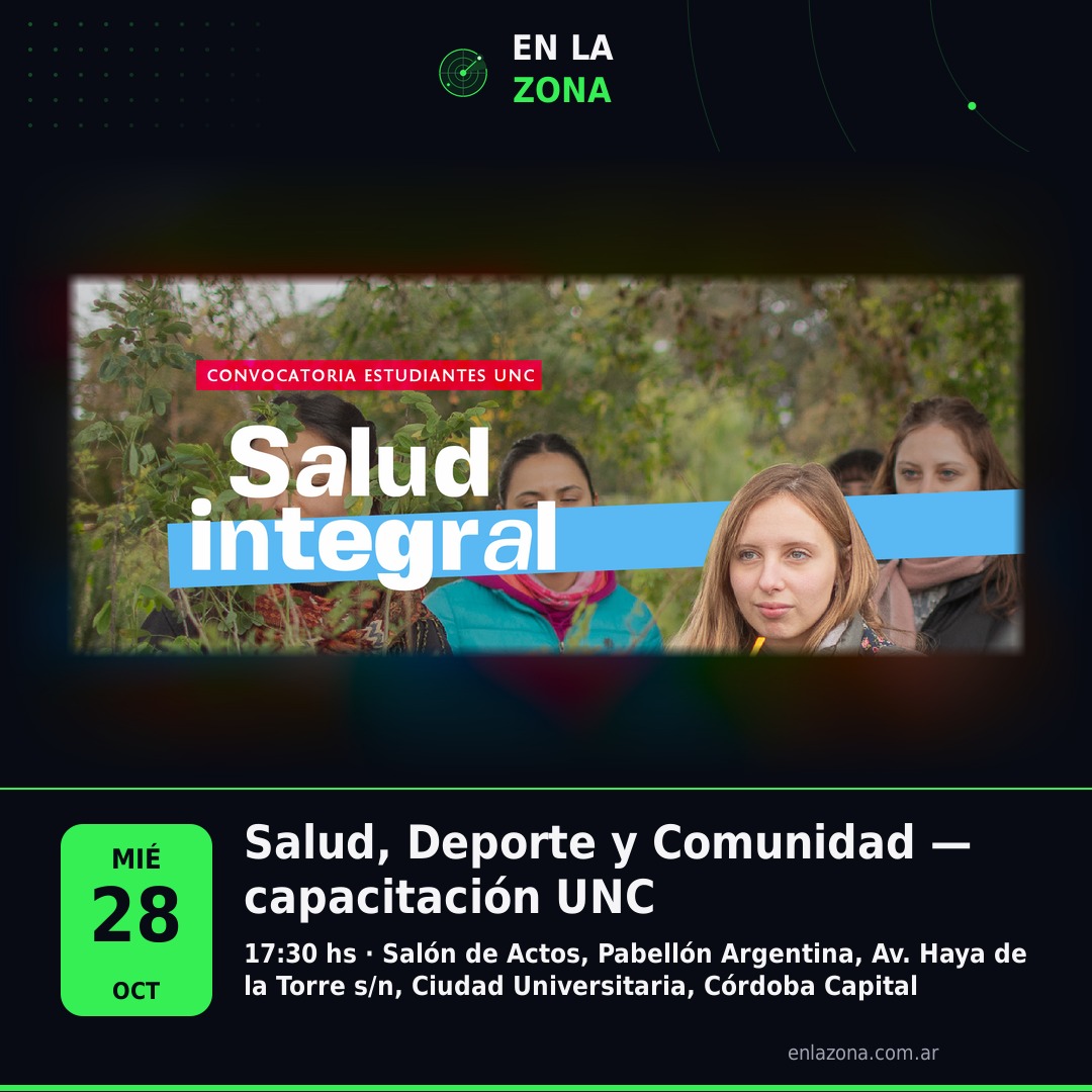 Salud, Deporte y Comunidad — capacitación UNC