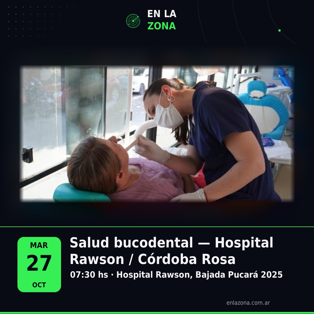 Salud bucodental — Hospital Rawson / Córdoba Rosa