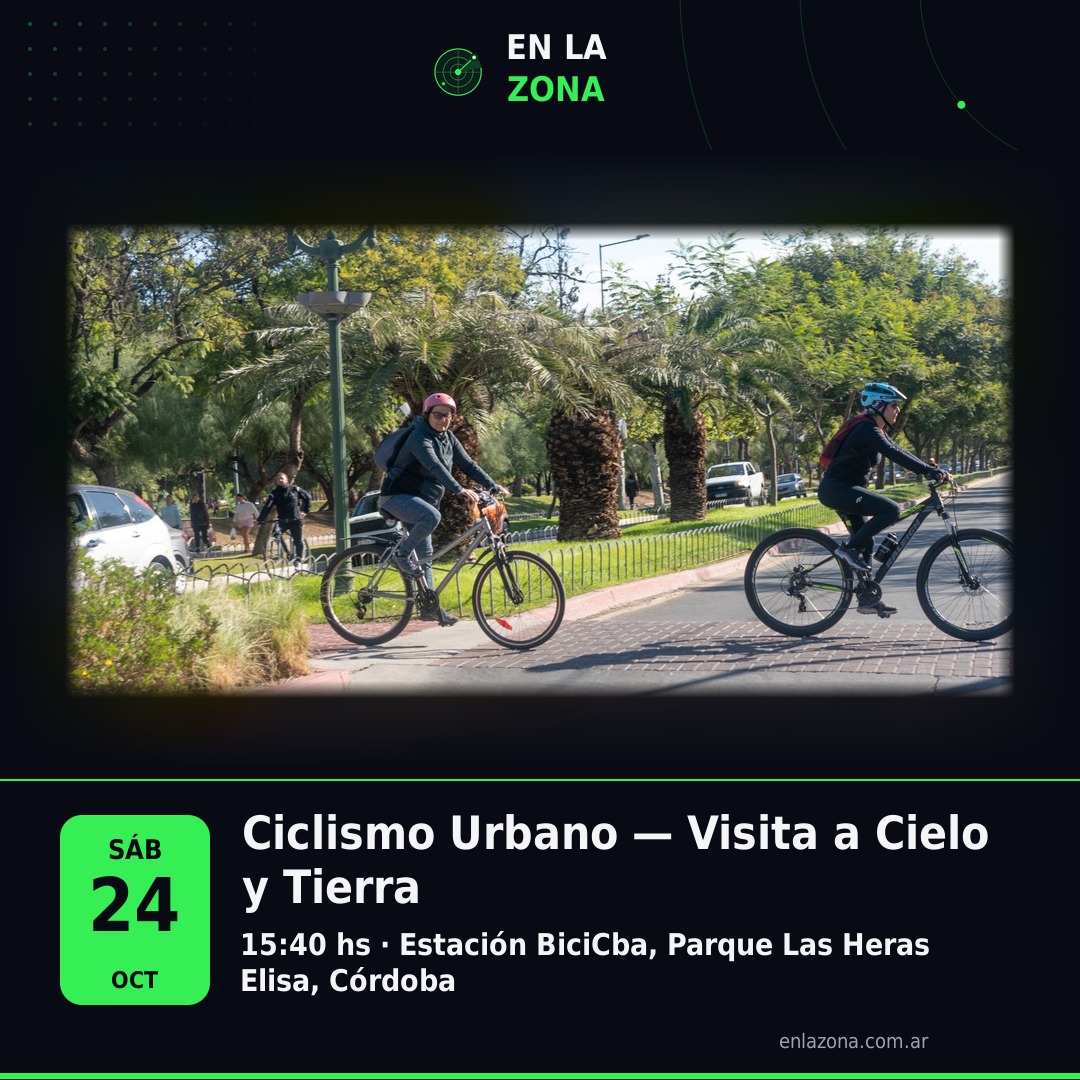 Ciclismo Urbano — Visita a Cielo y Tierra
