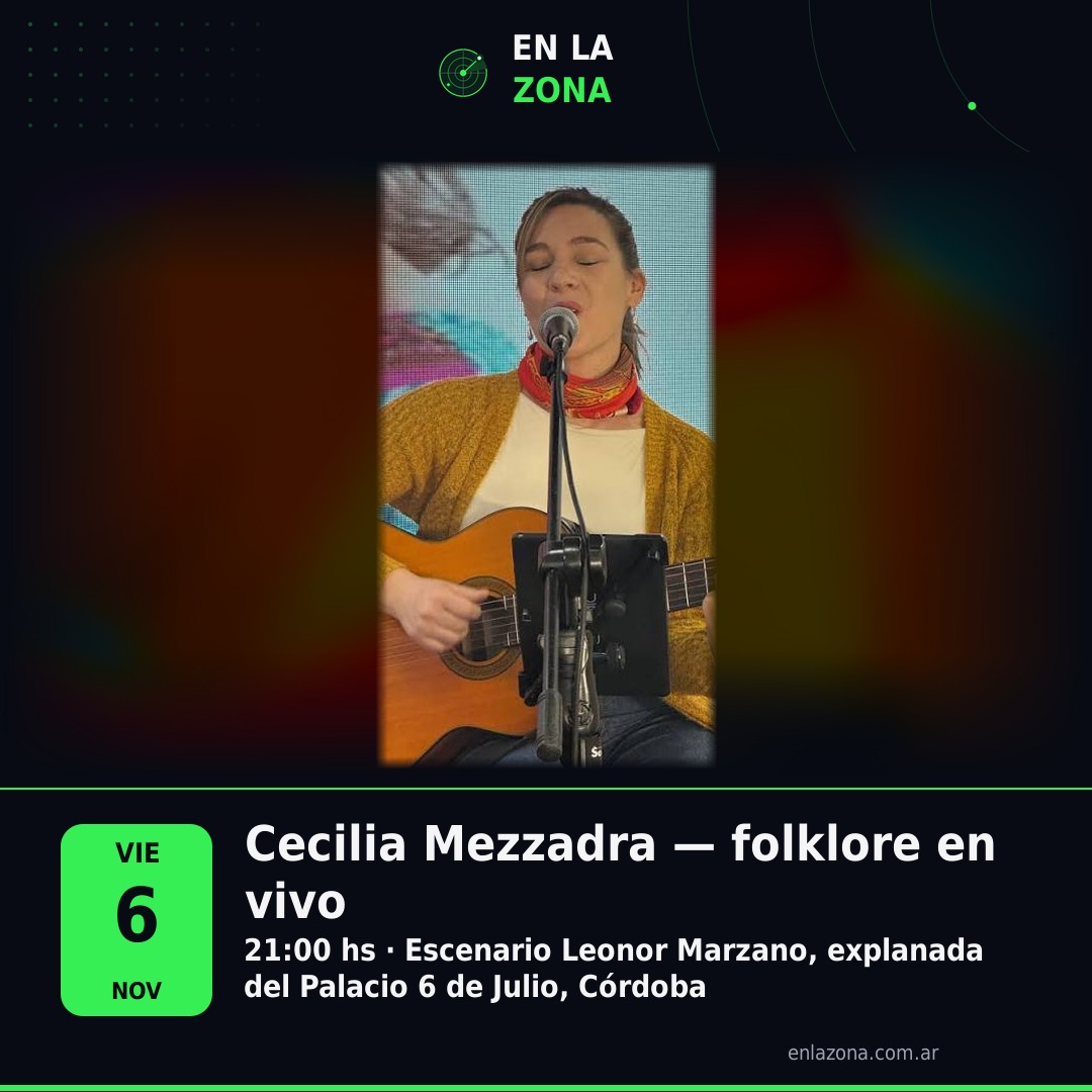 Cecilia Mezzadra — folklore en vivo