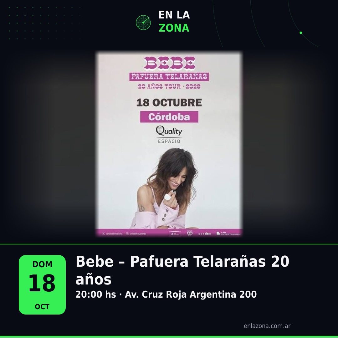 Bebe – Pafuera Telarañas 20 años