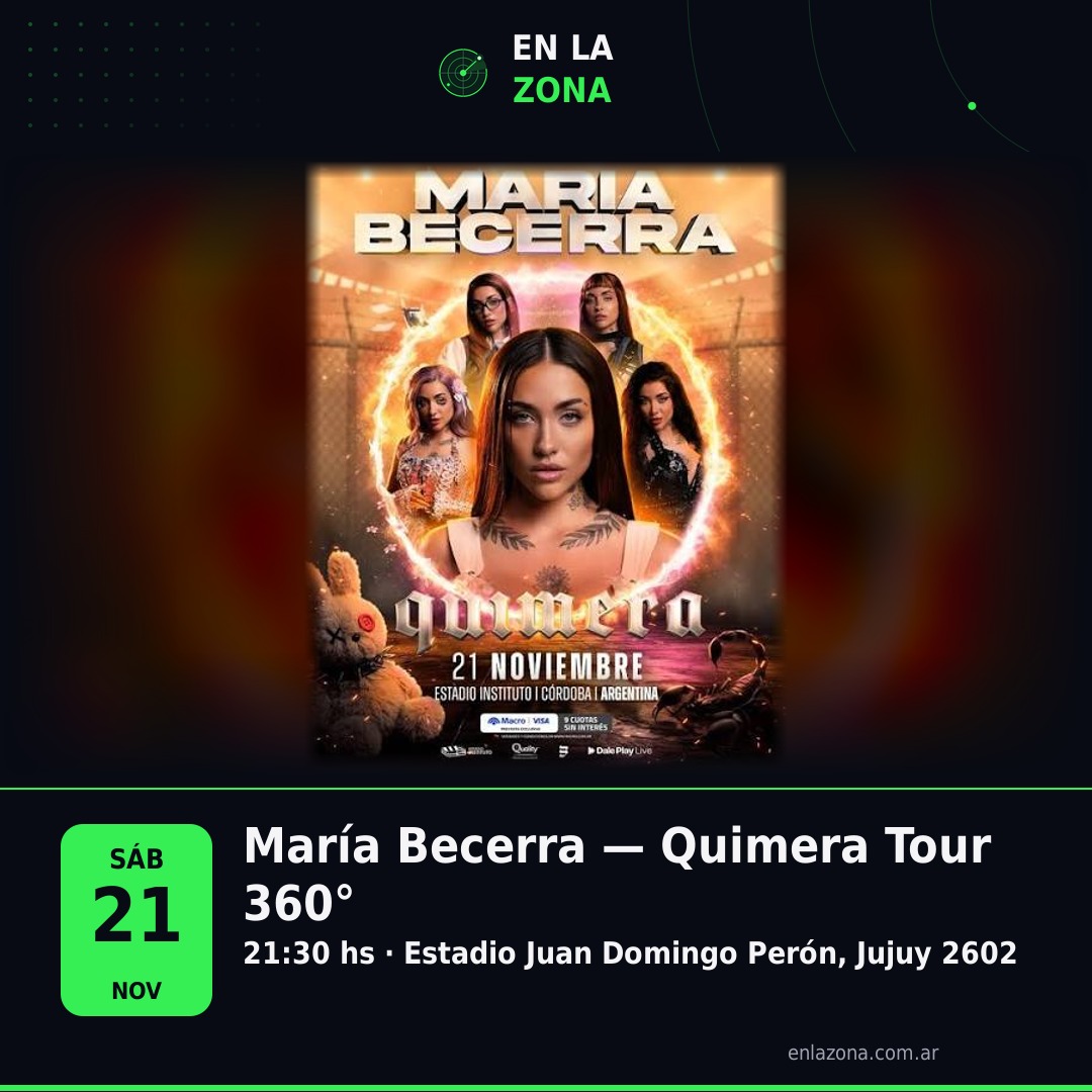 María Becerra — Quimera Tour 360°