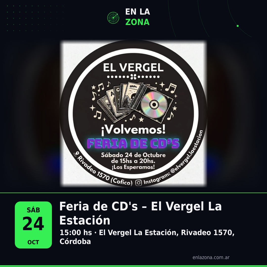 Feria de CD's – El Vergel La Estación