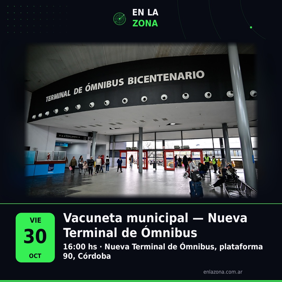 Vacuneta municipal — Nueva Terminal de Ómnibus