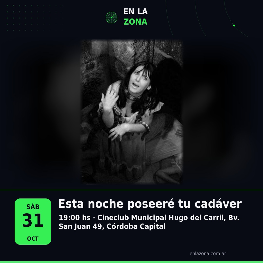 Esta noche poseeré tu cadáver