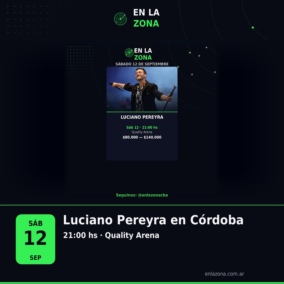 Luciano Pereyra en Córdoba