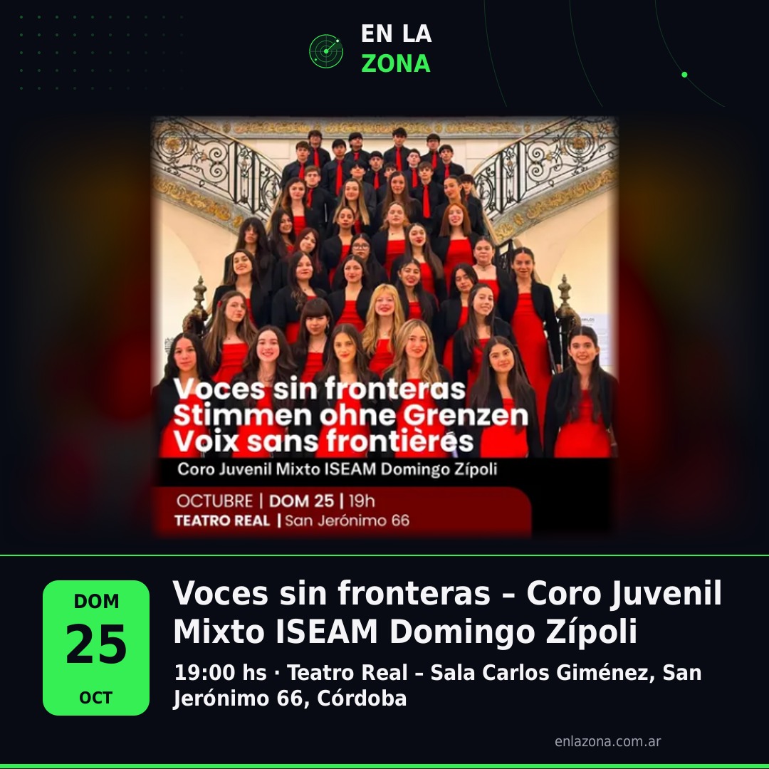Voces sin fronteras – Coro Juvenil Mixto ISEAM Domingo Zípoli