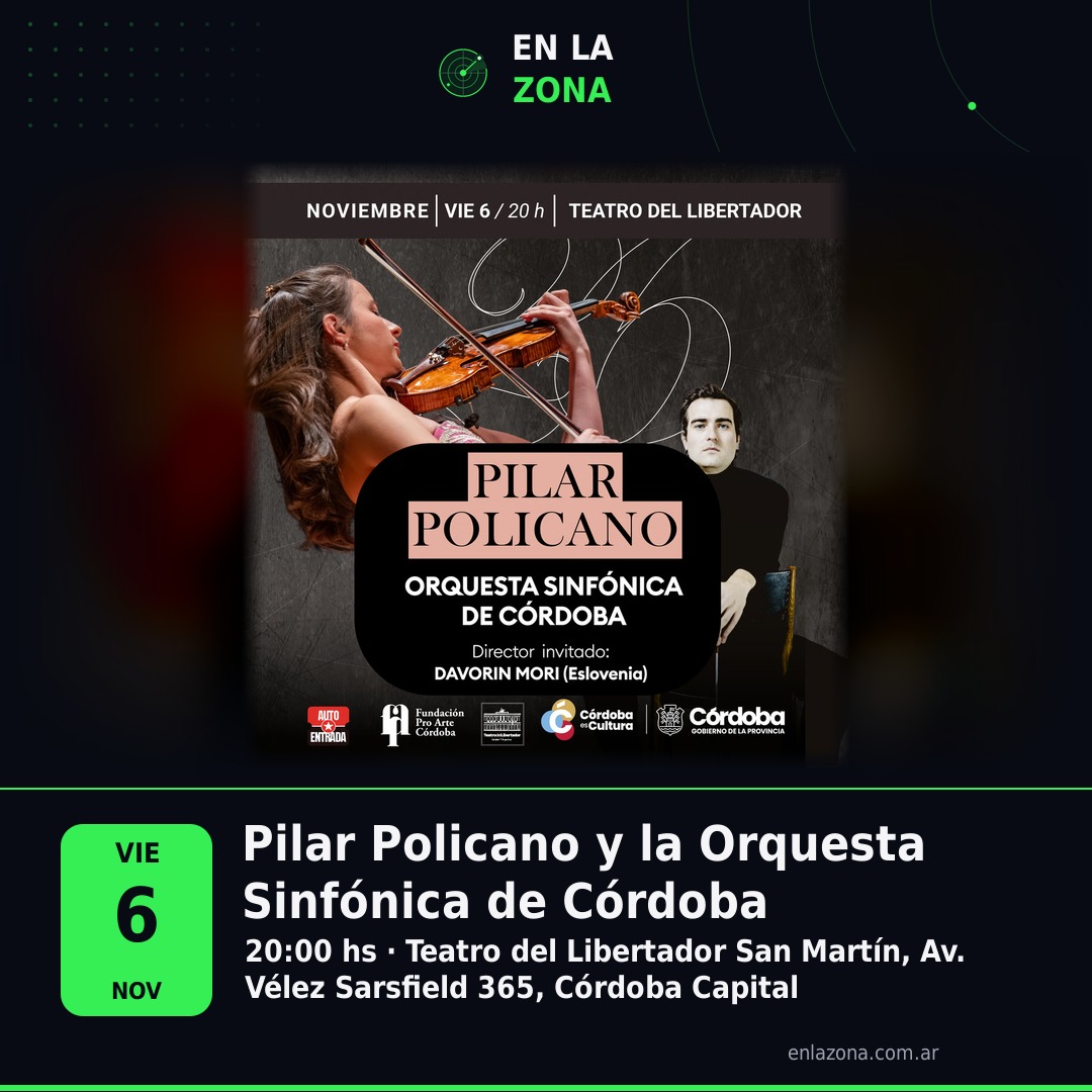 Pilar Policano y la Orquesta Sinfónica de Córdoba