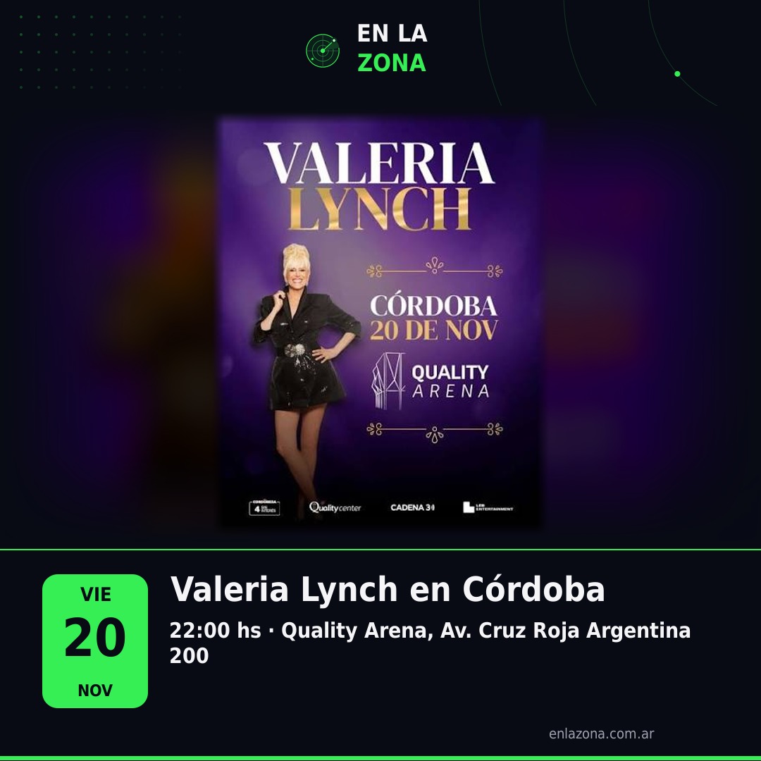 Valeria Lynch en Córdoba