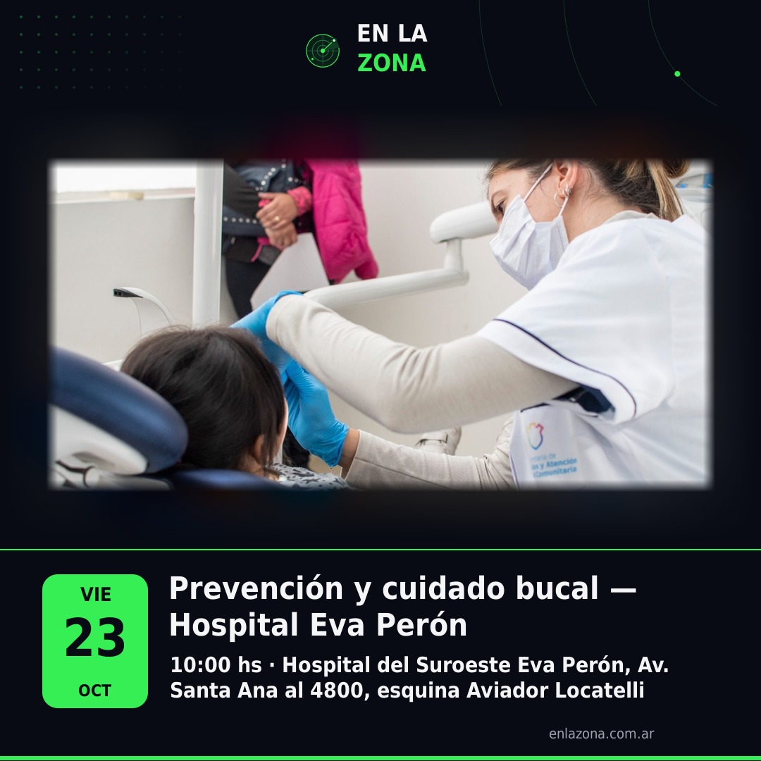 Prevención y cuidado bucal — Hospital Eva Perón