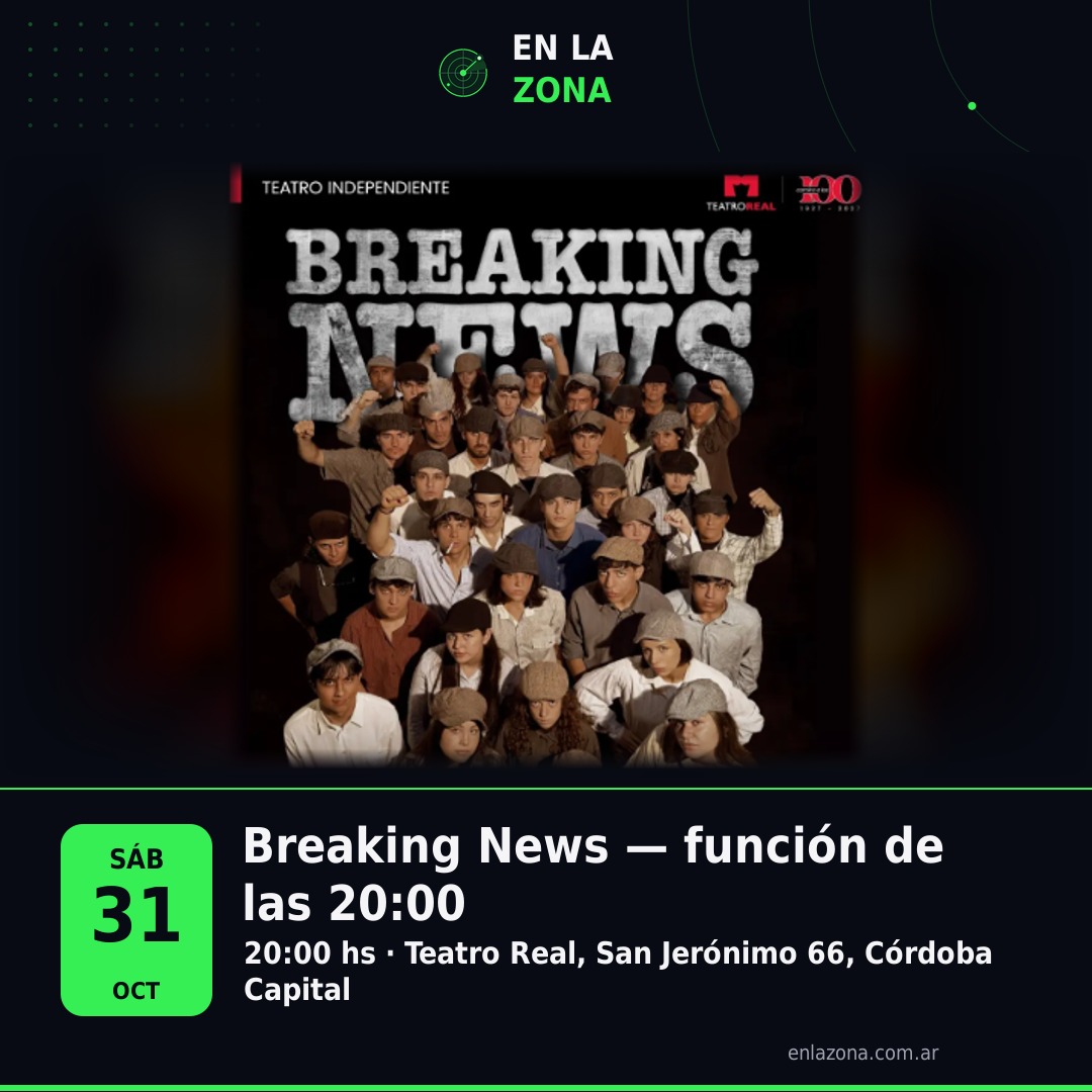 Breaking News — función de las 20:00