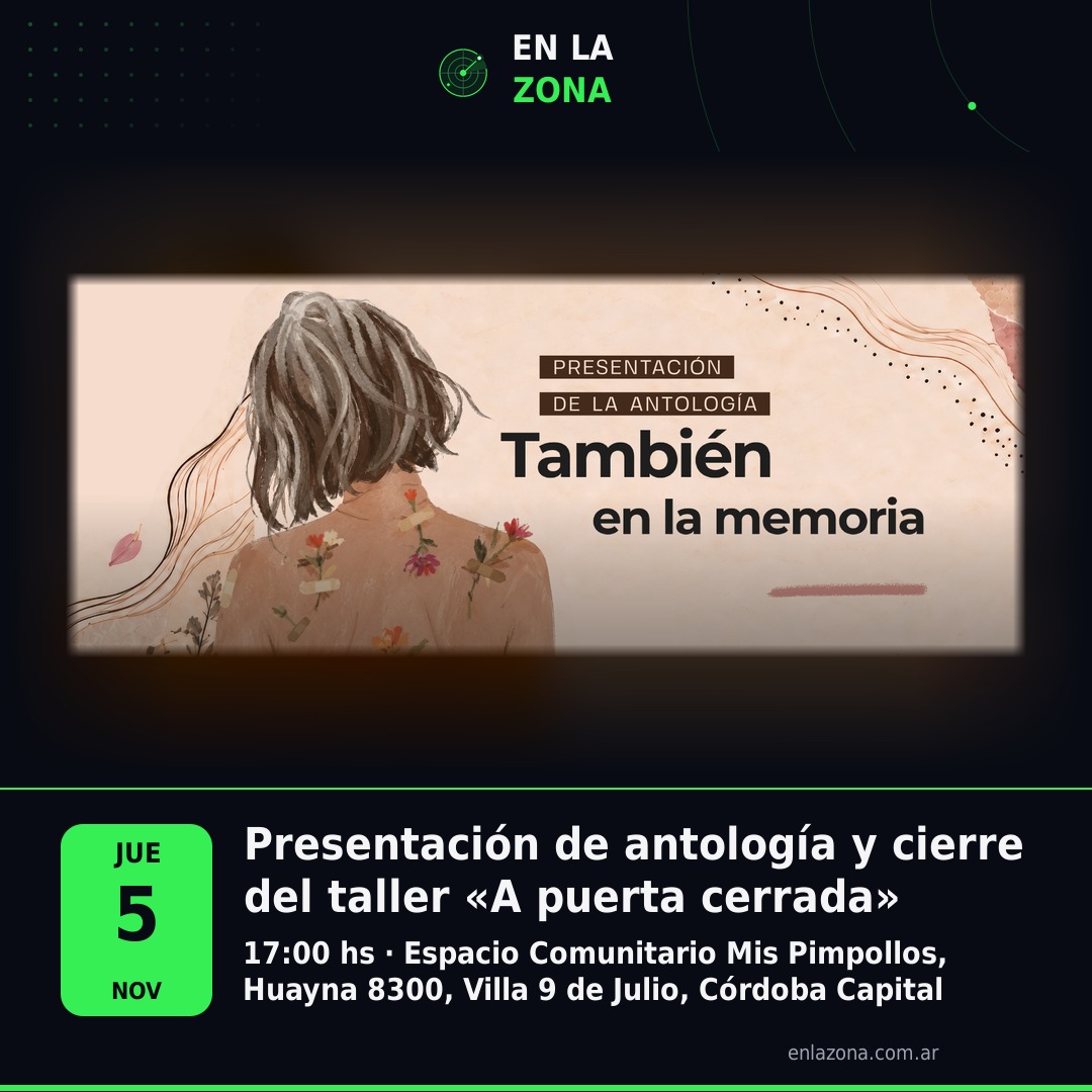 Presentación de antología y cierre del taller «A puerta cerrada»