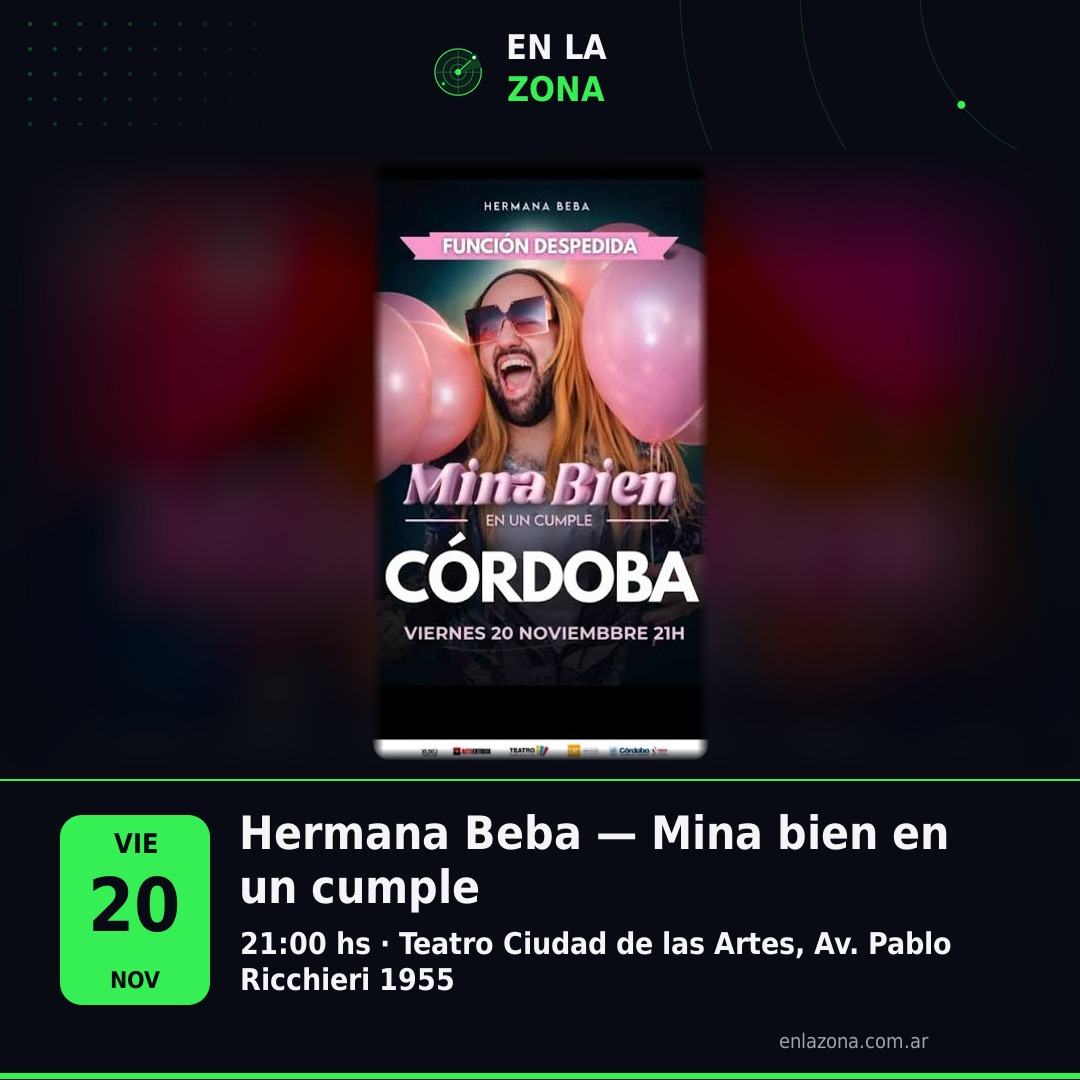 Hermana Beba — Mina bien en un cumple