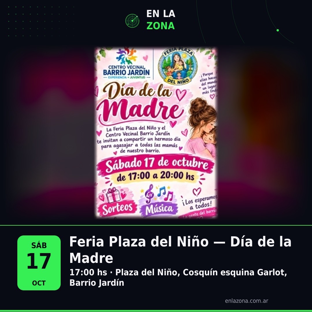 Feria Plaza del Niño — Día de la Madre