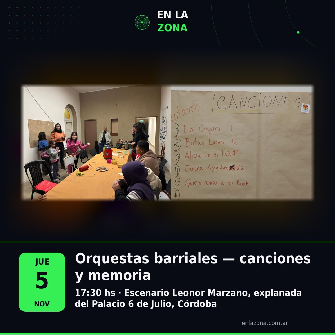 Orquestas barriales — canciones y memoria