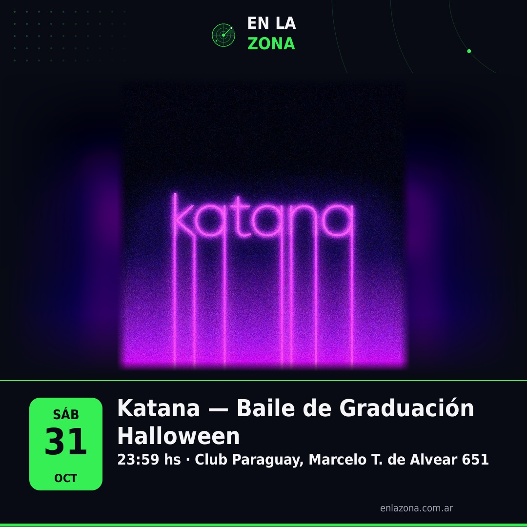 Katana — Baile de Graduación Halloween