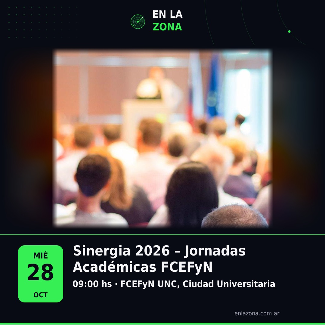 Sinergia 2026 – Jornadas Académicas FCEFyN