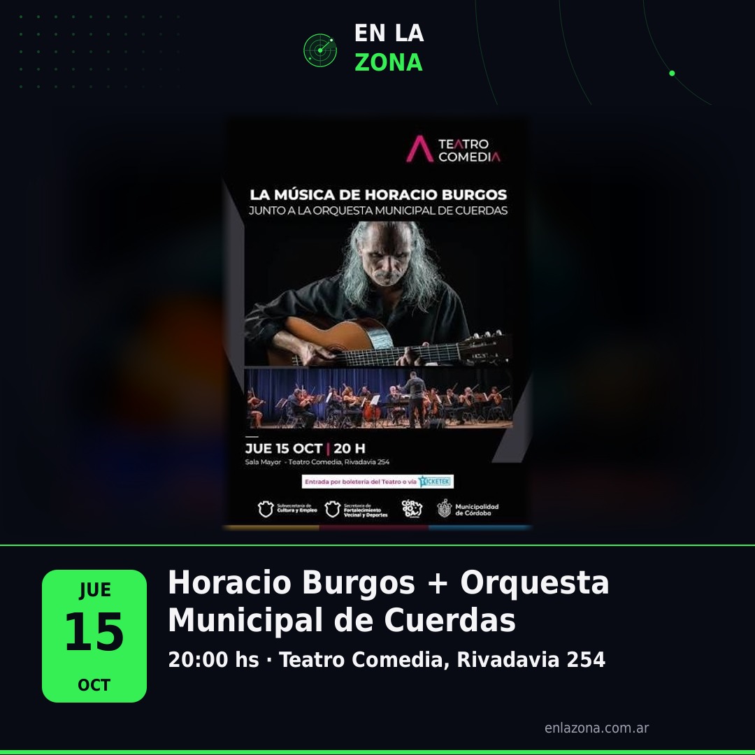 Horacio Burgos + Orquesta Municipal de Cuerdas