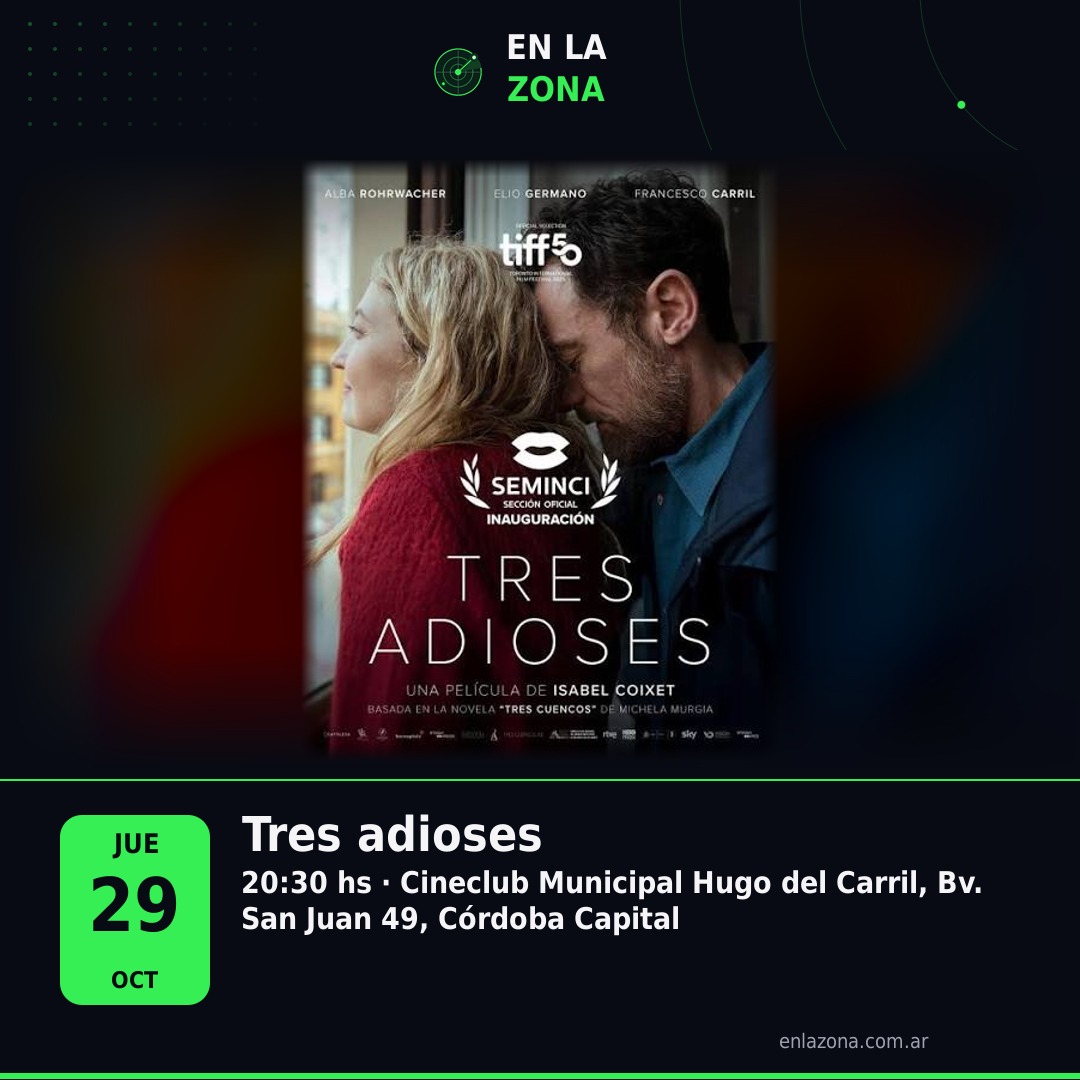 Tres adioses