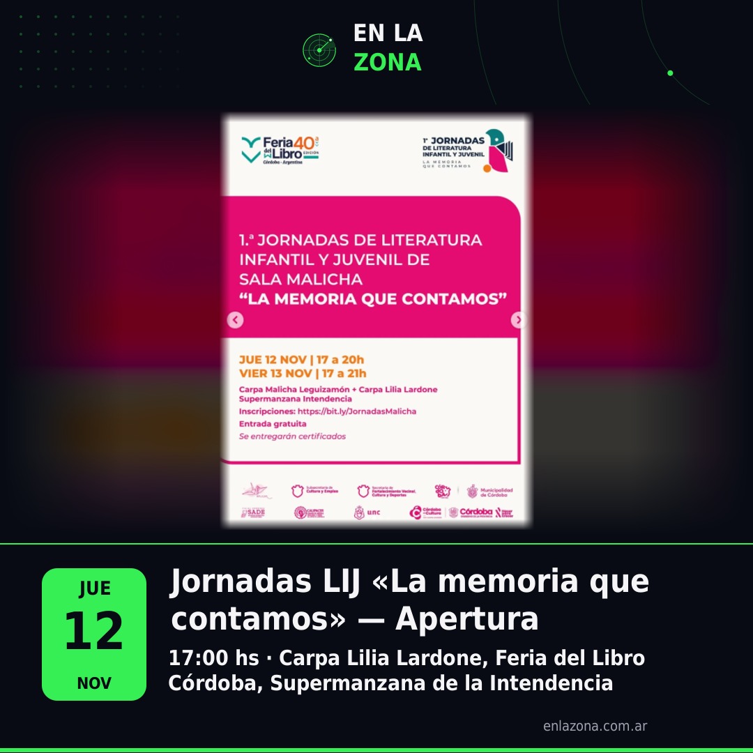 Jornadas LIJ «La memoria que contamos» — Apertura