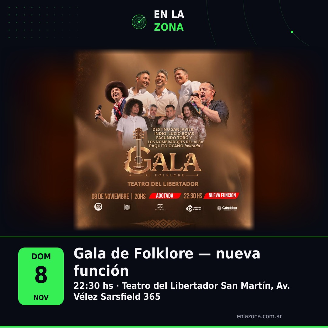 Gala de Folklore — nueva función