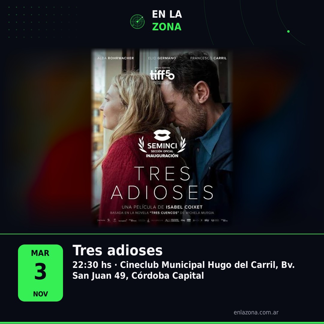 Tres adioses