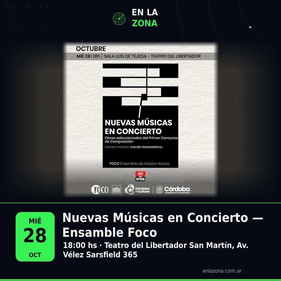 Nuevas Músicas en Concierto — Ensamble Foco