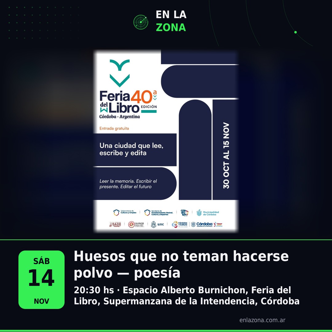 Huesos que no teman hacerse polvo — poesía