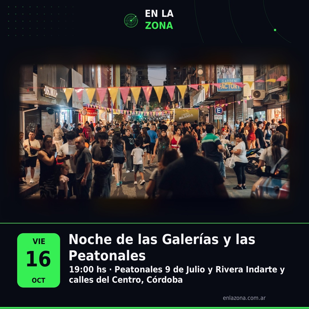 Noche de las Galerías y las Peatonales