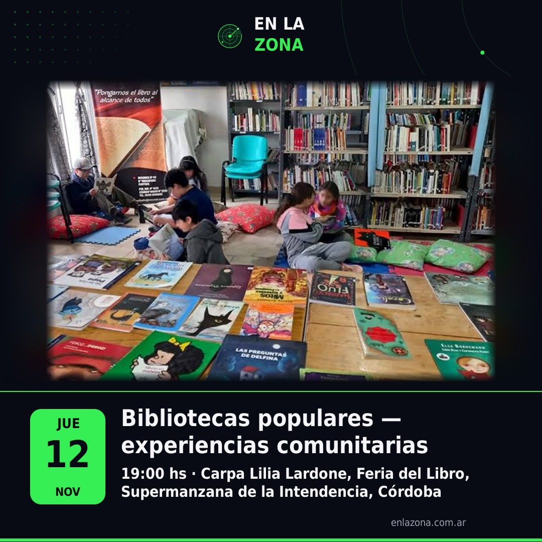 Bibliotecas populares — experiencias comunitarias