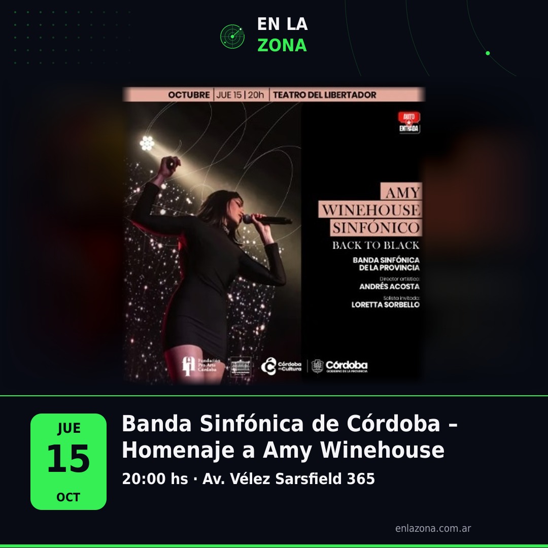 Banda Sinfónica de Córdoba – Homenaje a Amy Winehouse